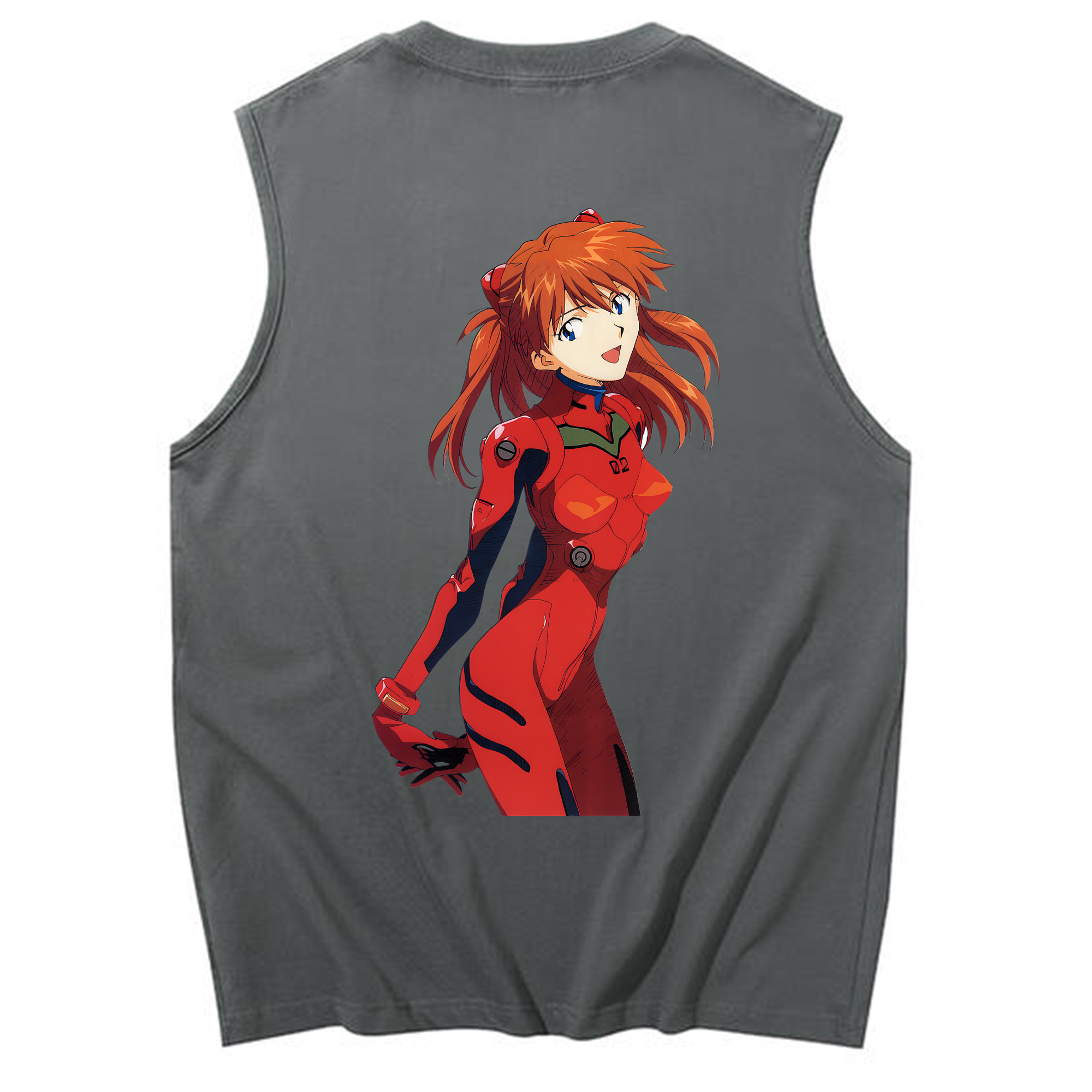 （画像用） EVA 新世紀エヴァンゲリオン コットン100％タンクトップ（背面プリント）